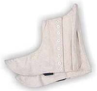 White Canvas Spats